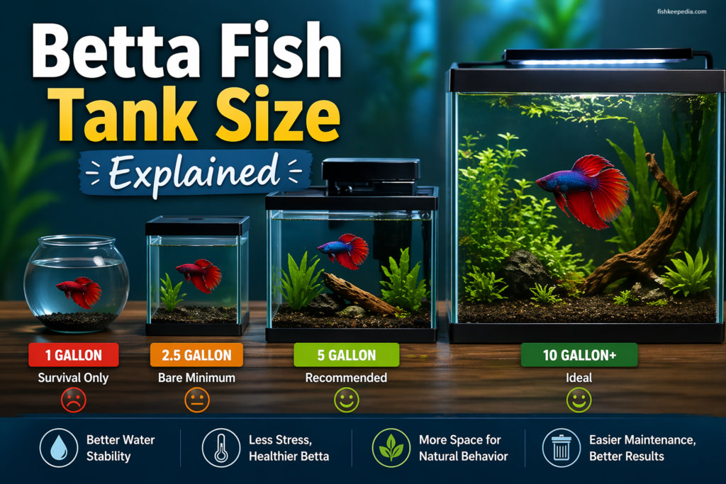 Betta Fish Tank Size Explained: Why Small Tanks Are Doing More Harm ...